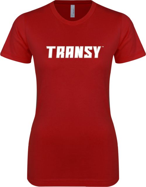 Transylvania Next Level Ladies SoftStyle Junior Fitted Tee Athletics Wordmark - ONLINE ONLY