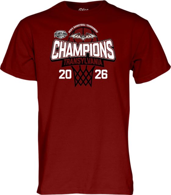 Transylvania University  Men’s Basketball 2026 HCAC Conference Champions Short Sleeve T-Shirt